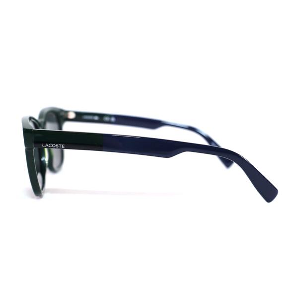Lacoste Rounded Square Mens Sunglasses - Green/Grey - NWT - Picture 4 of 10